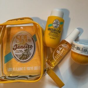 3Pc Sol de Janeiro Bum CREAM Shower Gel Body Mist Pistachio Gift Spray Cheirosa